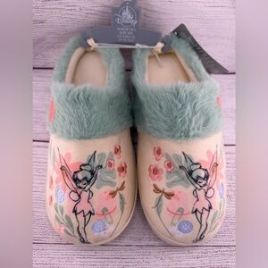 Tinkerbell Cream and Green Fairy Slippers